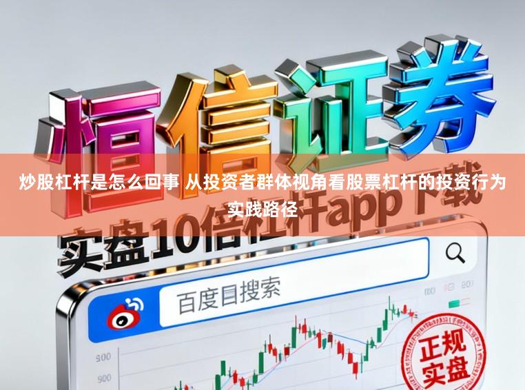 炒股杠杆是怎么回事 从投资者群体视角看股票杠杆的投资行为实践路径
