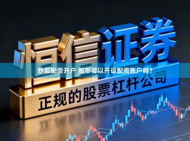 炒股配资开户 股市可以开设配资账户吗？